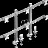 IB-MS666-T6 Monitor mount, 6 screens, up to 32 inches and 8 kg, table mount