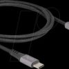 85405 Sync & charge cable, USB-C -> Lightning, 90°, MFi,1.5 m