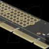 90303 PCI Express x16 (x4/x8) Card to 1x NVMe M.2 Key M for Server