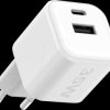 263699 USB charger, 35 W, 1x USB-C (PD), 1x USB-A, GaN, white