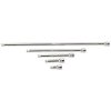 Draper Expert 16768 3/8" Sq. Dr. Satin Chrome Wobble Extension Bar Set (5 Piece)