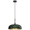 Lampa wisząca LINCOLN GREEN/GOLD 1xE27 35cm MLP8032 Milagro