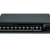 Switch 8x PoE 10/100 Mbps 802.3af/at + 2x Uplink 100/1000 Mbps + 1x SFP, 120W, tryb Extend (250m)