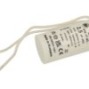 Kondensator; silnikowy (rozruchowy); polipropylenowy; 416170306; 2,5uF; 475V; fi 28x55mm; z przewodami; śruba bez nakrętki; Duca