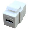Gniazdo komputerowe USB 2.0 C / C moduł typu keystone biały Mediabox