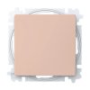 Przycisk pojedynczy z torem N ZONI pudrowy beżowy 3559T-A91345 242W 2CHT599135A6242