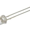 Dioda LED; OSW5DK5A31A-12V; 5mm; biały; Światłość: 4200÷5800mcd; 30°; przezroczysta; 12V; 15mA; zimna biała; przewlekany (THT);