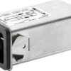 IEC plug C20, 50 to 60 Hz, 16 A, 250 VAC, 600 µH, faston plug 6.3 mm, 5130.0301