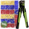 Quadrios 22T011 Cable Stripper Set 0.25-6 mm² Crimp Cutter 500 Part Set