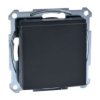 MERTEN Gniazdo pojedyncze z uziemieniem i klapką z przesłoną b.śrub. antracyt Sys M MTN2510-0414 SCHNEIDER ELECTRIC