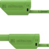 Schützinger VSFK 8700 / 1 / 100 / GN Przewód pomiarowy bezpieczny złącze męskie 4 mm złącze męskie 4 mm 100.00 cm zielon