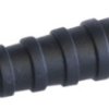 Cable grommet, cable Ø 4.6 to 5.4 mm, RG-58C/U, 0.6/2.8-4.7, L 44.5 mm, plastic, black, 100001193