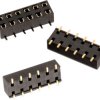 Socket header, 8 pole, pitch 2.54 mm, straight, black, 610008243021