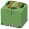 Distribution block, push-in connection, 0.14-4.0 mm², 7 pole, 24 A, 6 kV, green, 3273468