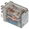 Przekaźnik mocy 24V dc DPDT Finder 1.5W, montaż kołnierzowy Wciskane
