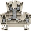 Multi level terminal block, screw connection, 0.5-4.0 mm², 24 A, 6 kV, dark beige, 1022360000