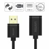 Kabel USB 3.0 Wt.A/Gn.A 0,5m UNITEK Y-C456GBK, Przedłużacz USB