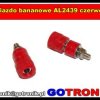 Gniazdo bananowe AL2439 czerwone