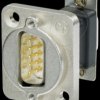 NADB9MF 9 pole D-SUB feedthrough, nickel