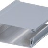 Bopla ASPH 1230-0150 9006 (94231150) - asymetryczny profil aluminiowy półotwarty (121 x 32,8 x 150 mm)