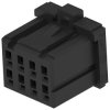 Socket header, 8 pole, pitch 2.5 mm, straight, black, 1-1827864-4