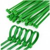 OPASKI ZACISKOWE KABLOWE 5mm x 200 TRYTKI TRYTYTKI 500 SZTUK ZIELONE