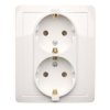 BASIC biały BGSz2/11 Gn.pod.schuko KONTAKT
