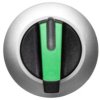 Napęd przełącznika 2 położeniowy O-I 30mm zielony z podświetleniem bez samopowrotu metal mat IP69k Sirius ACT 3SU1062-2DF40-0AA0