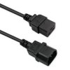 Qoltec Kabel przedłużający zasilający IEC C14/C19 3x1.5mm² 2m