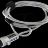 20643 Notebook security cable with combination lock