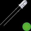 2111O176 LED, 3 mm wired, green, 8000 mcd, 25°