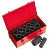 Sealey AK687 Impact Socket Set 13pc Deep 3/4"sq Drive Metric/imperial