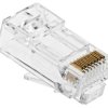 Wtyk RJ45 kat.6 - przelotowy