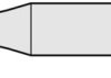 Soldering tip, chisel shaped, Ø 0.8 mm, (L) 8.5 mm, C245742