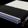 PONE30UTPVI Cable management system, 24 Port, Cat.6a UTP, 1,8 m, violet