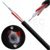Kabel światłowodowy DAC 2 włókna SM 9/125 G.657.A1 zewnętrzny ziemny czarny ZTT