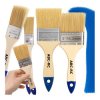 Zestaw Pędzli Płaskich 25 36 50 63 76 - Pędzle Malarskie ABC-RC 5 sztuk