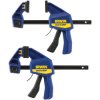 IRWIN® Quick-Grip® T5062QCEL7 Quick-Change™ Medium-Duty Bar Clamp 150mm 6in 2Pk