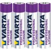 Varta 6103301404 Professional Lithium 1.5V AAA 1100mAh Battery Pack of 4
