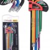 Klucze TORX zestaw 9szt. długie T10-T50 imbus z otworem kolorowy - Schmith