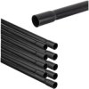 Rura Sztywna RLM Elektroinstalacyjna 40mm 2m PVC Czarna ZESTAW 10 szt. AKS