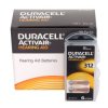 60 x bateria cynkowo-powietrzna Duracell ActivAir 312 MF