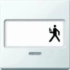 Merten System M Klawisz pojedynczy z polem opisowym i lampką sygnalizacyjną biały polarny MTN434719