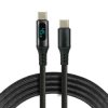 Kabel przewód USB-C PD LCD 300cm everActive CBB-3PDL Power Delivery 2.0 z obsługą szybkiego ładowania 2,25A/20V 45W