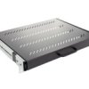 Półka Wysuwana Do Szafy Rack 19 Cali 1U 350Mm Z Uchwytem Grafit Neku