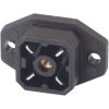 Hirschmann 932 092-100 G 4 A 5 M Surface Mounted Blade Connector 4P Black