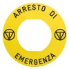 ETIQUETTE ARRESTO DI EMER