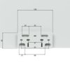 Obudowa teletechniczna do switchy LN-BOX-DIN-IP65 424x285x205mm
