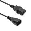 Qoltec Kabel przedłużający zasilający IEC C13/C14 3x1.0mm² 1.8m