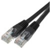 Patchcord Utp Kat.5E Kabel Sieciowy Lan 2X Rj45 Linka Czarny 0,25M